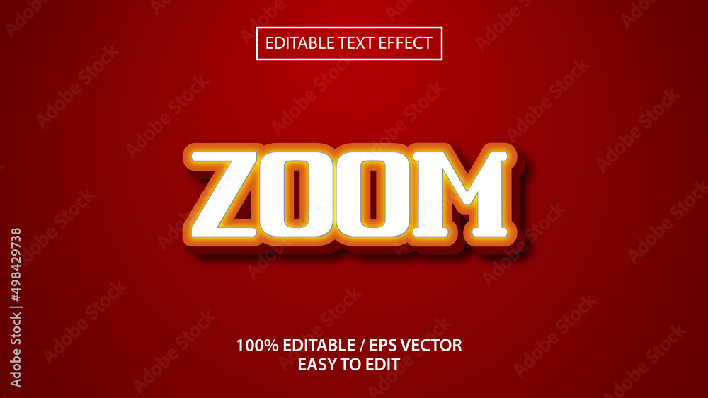 zoom text effect eps Premium vector zoom text effect eps Premium vector