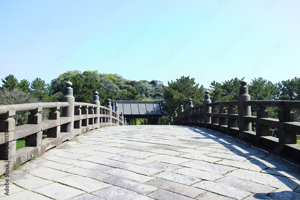 石橋記念公園の橋の景色