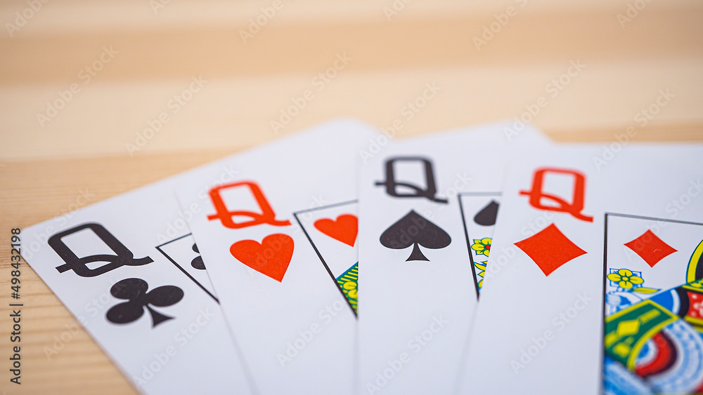 Playing cards on the desk_12 Playing cards on the desk_12