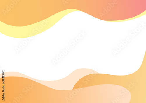 Yellow fluid wave. Duotone geometric compositions with gradient 3d flow shape. Innovation modern background design for cover, landing page.