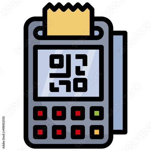 EDC MACHINE filled outline icon
