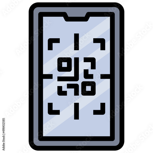 SMARTPHONE2 filled outline icon photo