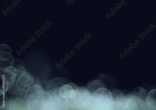 Futuristic pale blue bokeh for technology development theme