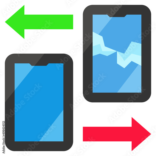 CHANGE flat icon