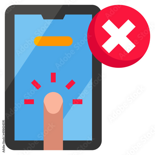 TOUCH SCREEN flat icon