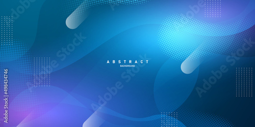 Abstract Modern Design Geometric Background With Gradient Color Vector Illustration