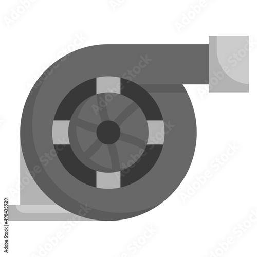 TURBO flat icon