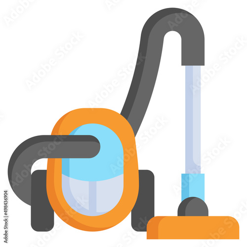 VACUUM CLEANER flat icon