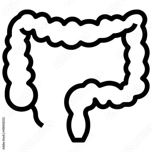 COLON line icon