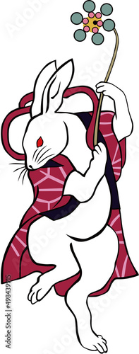 浮世絵　うさぎ　その3