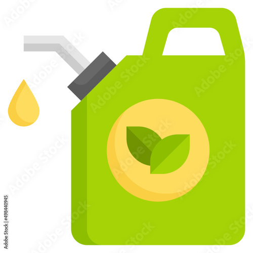 BIO FUEL flat icon