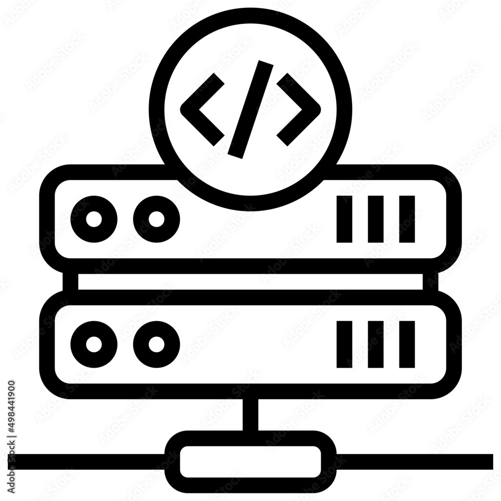 HOSTING line icon