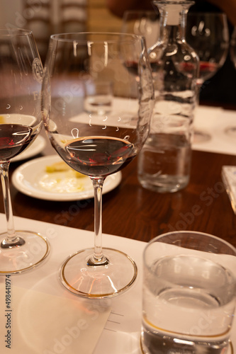 Red Brunello di Montalcino wine and olive oil tasting tour in cantina near Montalcino Tuscany, Italy