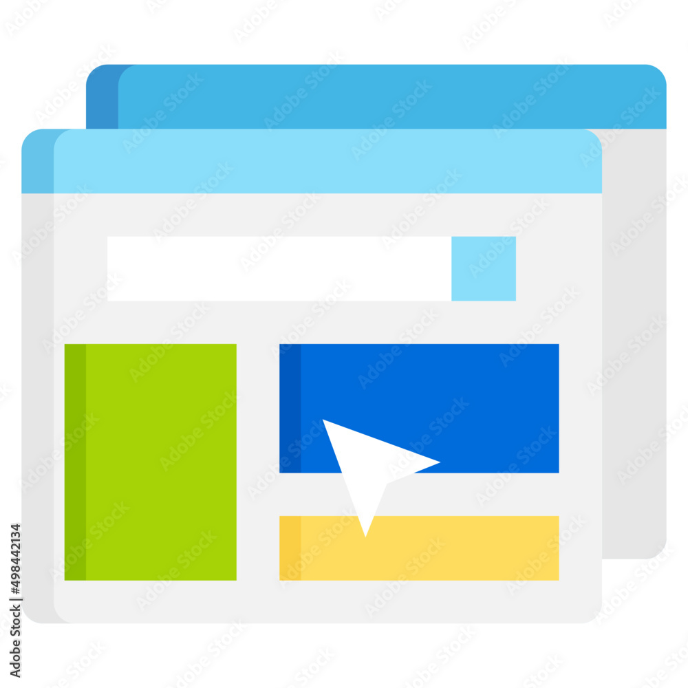 BROWSER flat icon BROWSER flat icon