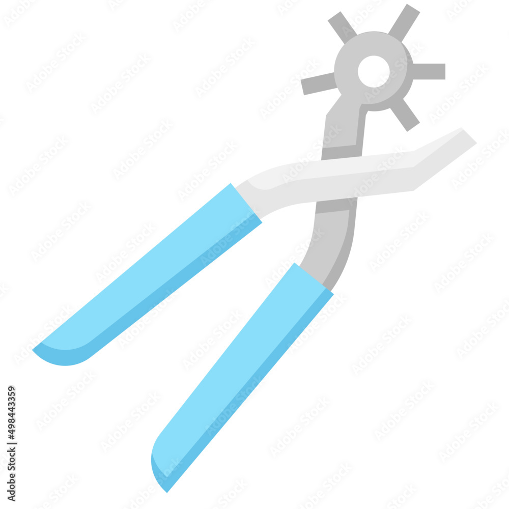 Obraz premium PUNCHER SEWING flat icon
