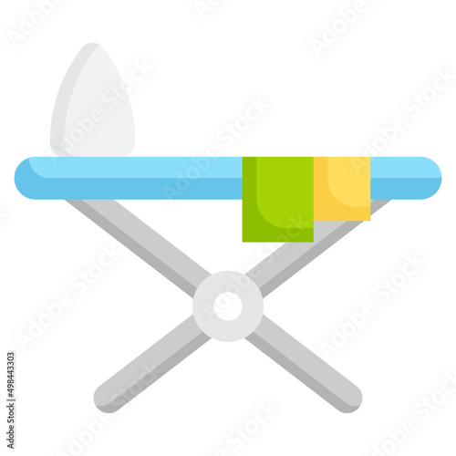 IRONING BOARD flat icon