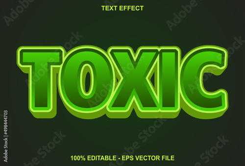toxic text effect with green color.