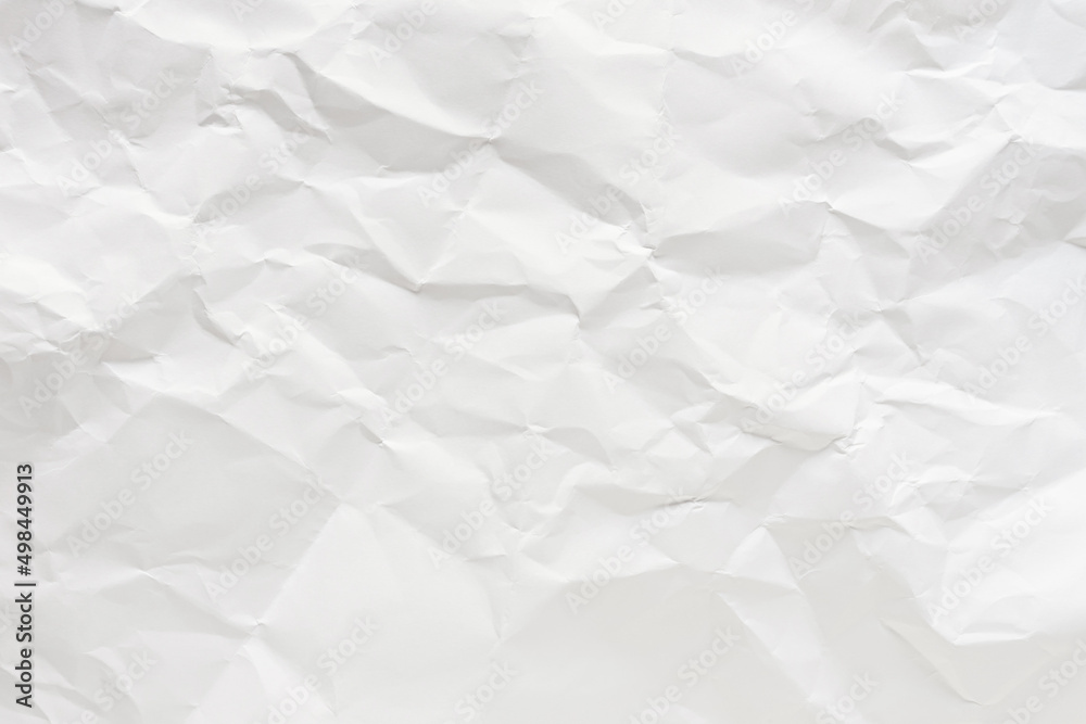 White crumpled paper texture background. White crumpled paper texture background.