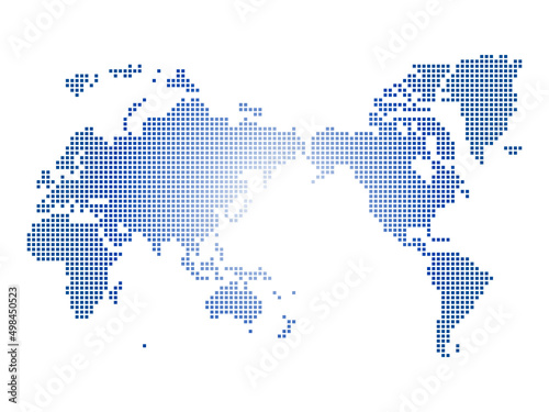 世界地図のドット world map 