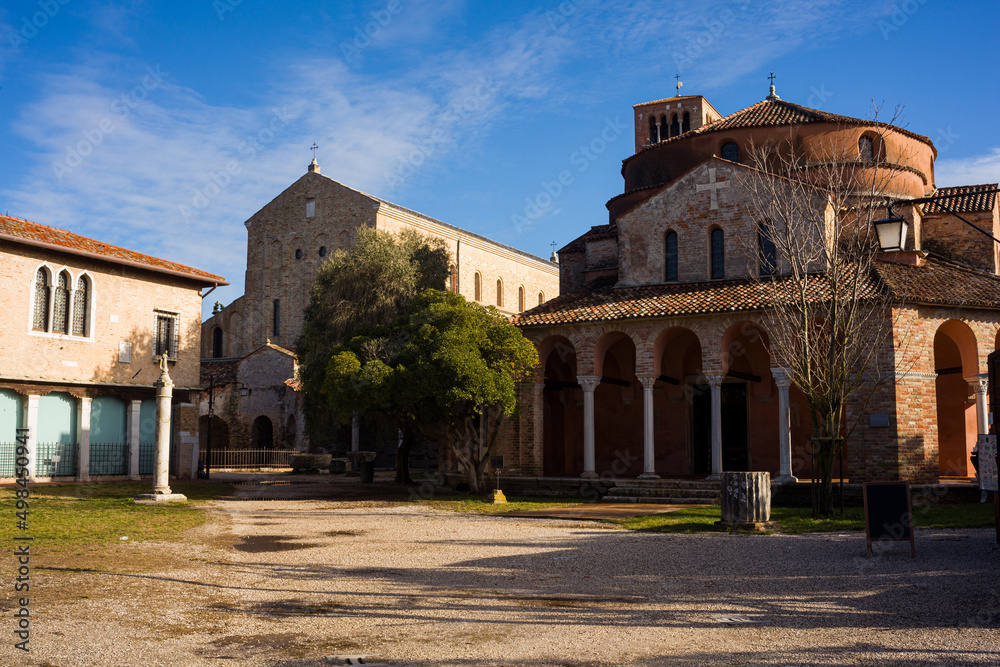 Cathedral of Santa Maria Assunta and Santa Fosca in Torcello, Venice.