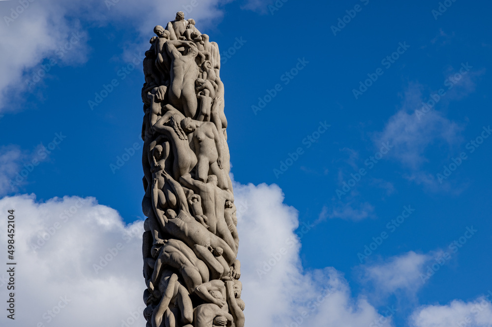 Monolitten, Vigeland, Frognerparken, Oslo, Norway