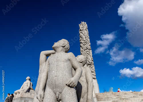 angel statue, Vigeland, Frognerparken, Oslo, Norway