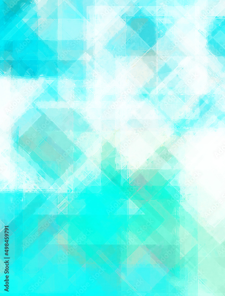 Fototapeta premium Modern art. Colorful contemporary artwork. Color strokes of paint. Brushstrokes on abstract background. Brush painting.