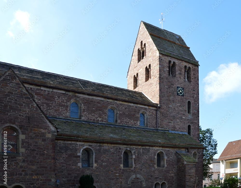 Historische Kirche in der Kur Stadt Bad Pyrmont, Niedersachsen
