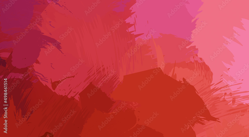 Obraz premium Brush stroked painting. Artistic vibrant and colorful wallpaper. Chaotic painting. Brushed Painted Abstract Background.
