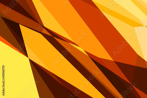 Wallpaper Mural Trendy geometric abstract background in minimalistic flat style with dynamic composition. Torontodigital.ca