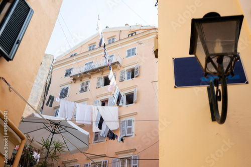 Fototapeta Naklejka Na Ścianę i Meble -  streets of historic Center of Kerkyra town