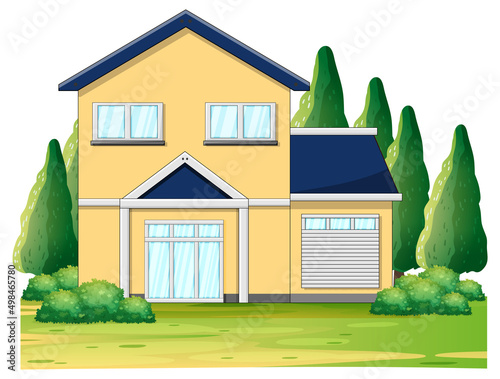 House with big lawn