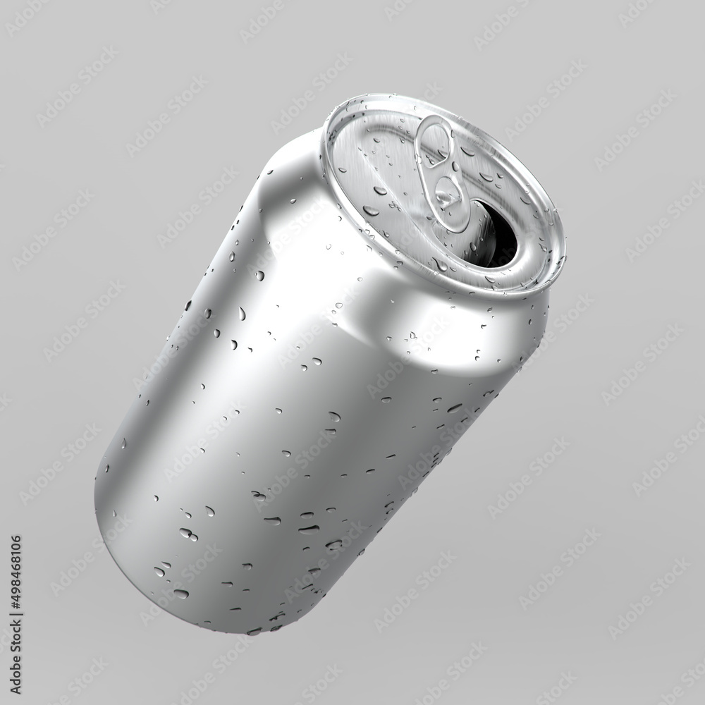 Blank 500 Ml Beer Can Isolated On Gray Background Aluminum Beer Or blank-500-ml-beer-can-isolated-on-gray-background-aluminum-beer-or