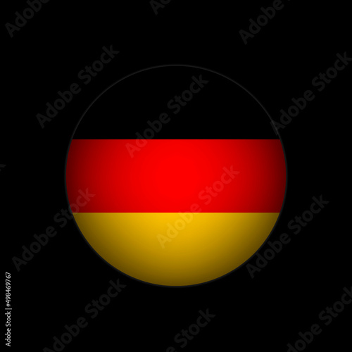 Country Germany. Germany flag. Vector illustration.