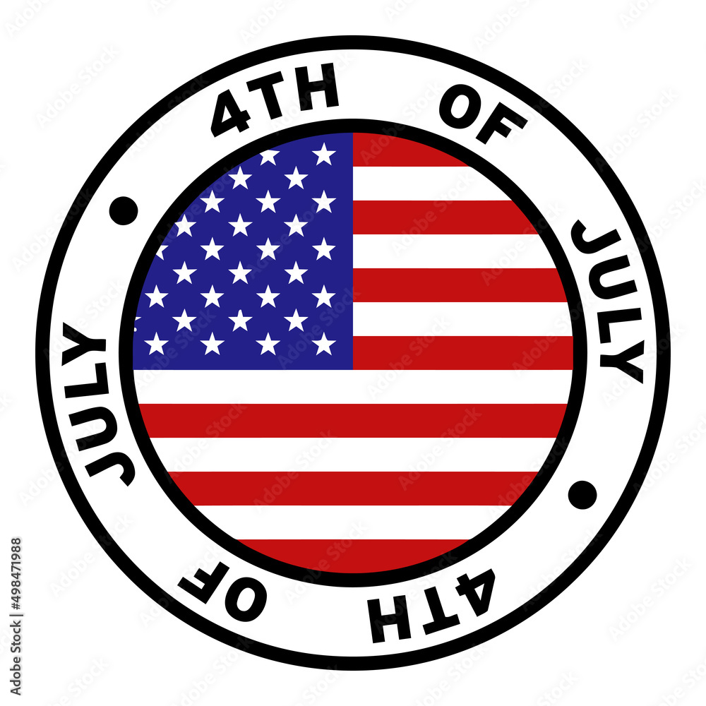 Round 4th of July United States Flag Clipart Round 4th of July United States Flag Clipart