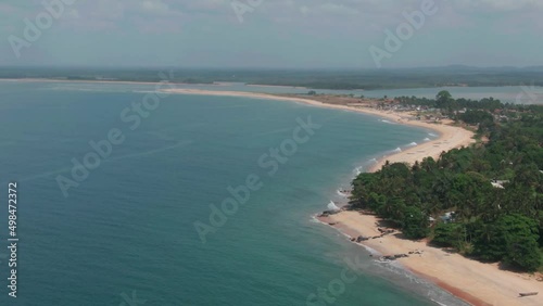 Coastline of Robertsport in Liberia