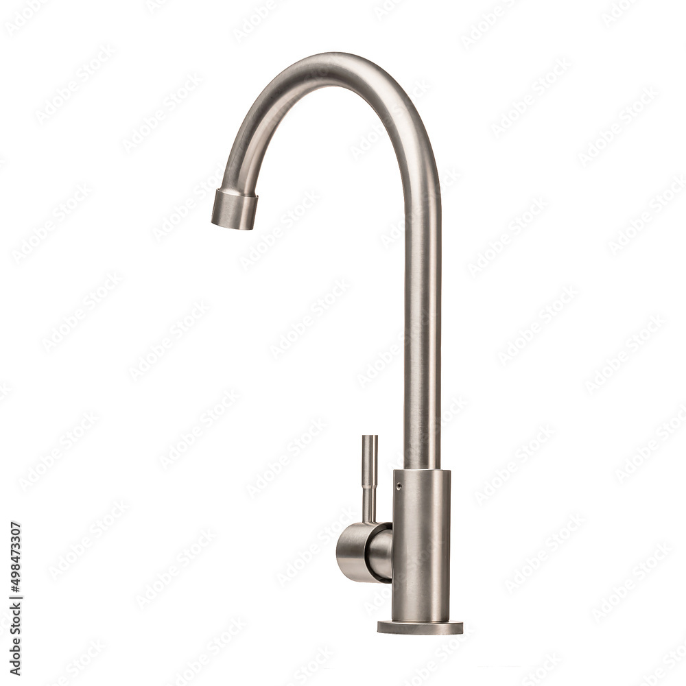 Water faucet on a white isolated background. Faucet for washbasin, kitchen, bathroom, shower. Water faucet on a white isolated background. Faucet for washbasin, kitchen, bathroom, shower.