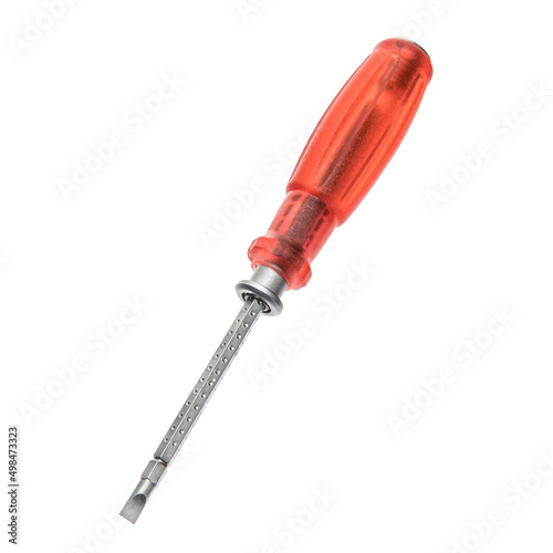 Screwdriver on a white isolated background