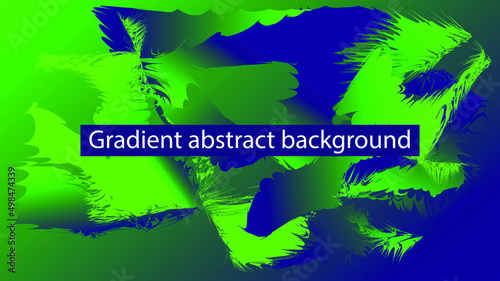 Gradient colors background with abstract shapes