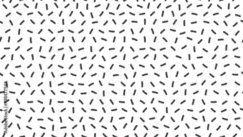 Fotografie, Obraz ランダムに配置した手描きの線 - シンプルでおしゃれな白と黒の背景素材　
