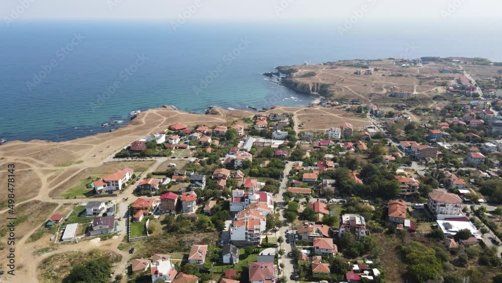 Aerial view of Black sea coastline near village of Sinemorets, Burgas Region, Bulgaria Aerial view of Black sea coastline near village of Sinemorets, Burgas Region, Bulgaria
