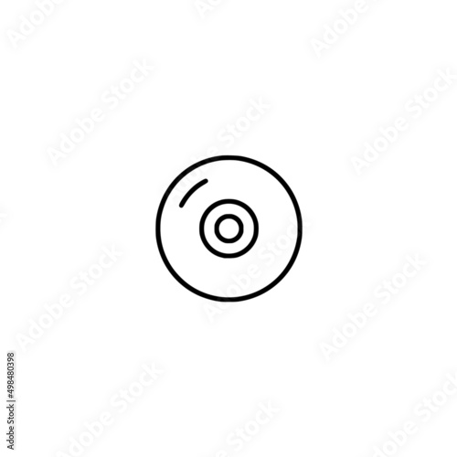 Vector illustration of cd icon