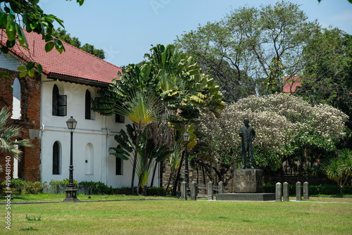 Fort Santiago in Intramuros, Manila, Philippines. The defense fortress is located in Intramuros, the walled city of Manila.