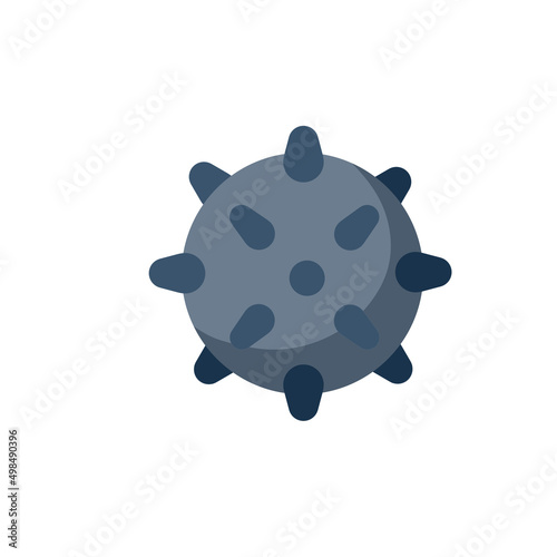 Naval mine. Bomb to destroy ships. Military weapons.