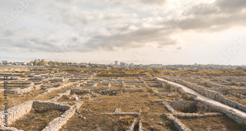 Ancient city of Tauric Chersonese in Chersonesus, Crimea