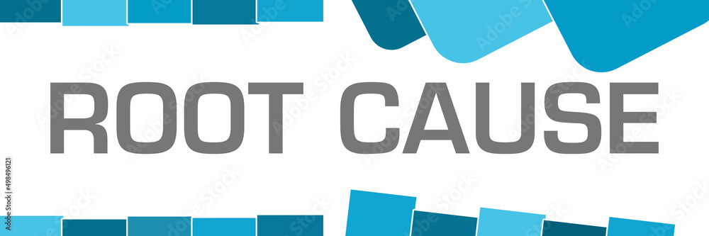 Root Cause Blue Abstract Shapes Root Cause Blue Abstract Shapes