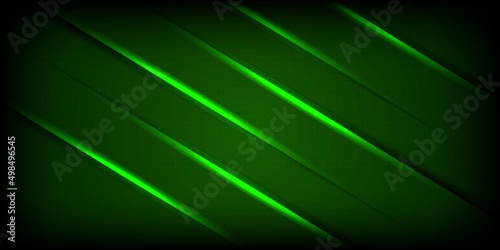 abstract green background with shine . 3d look and cool design . illustration eps10 vector