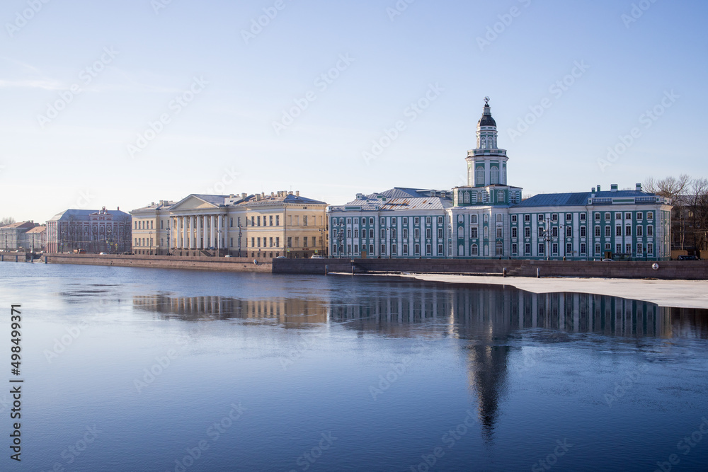 View of the Kunstkamera building