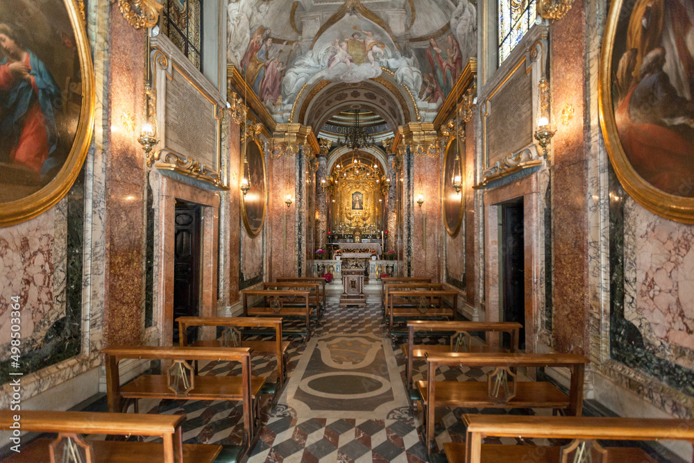 Basilica della Madonna della Misericordia - The church of Our Lady of Mercy - Macerata Marche Italy