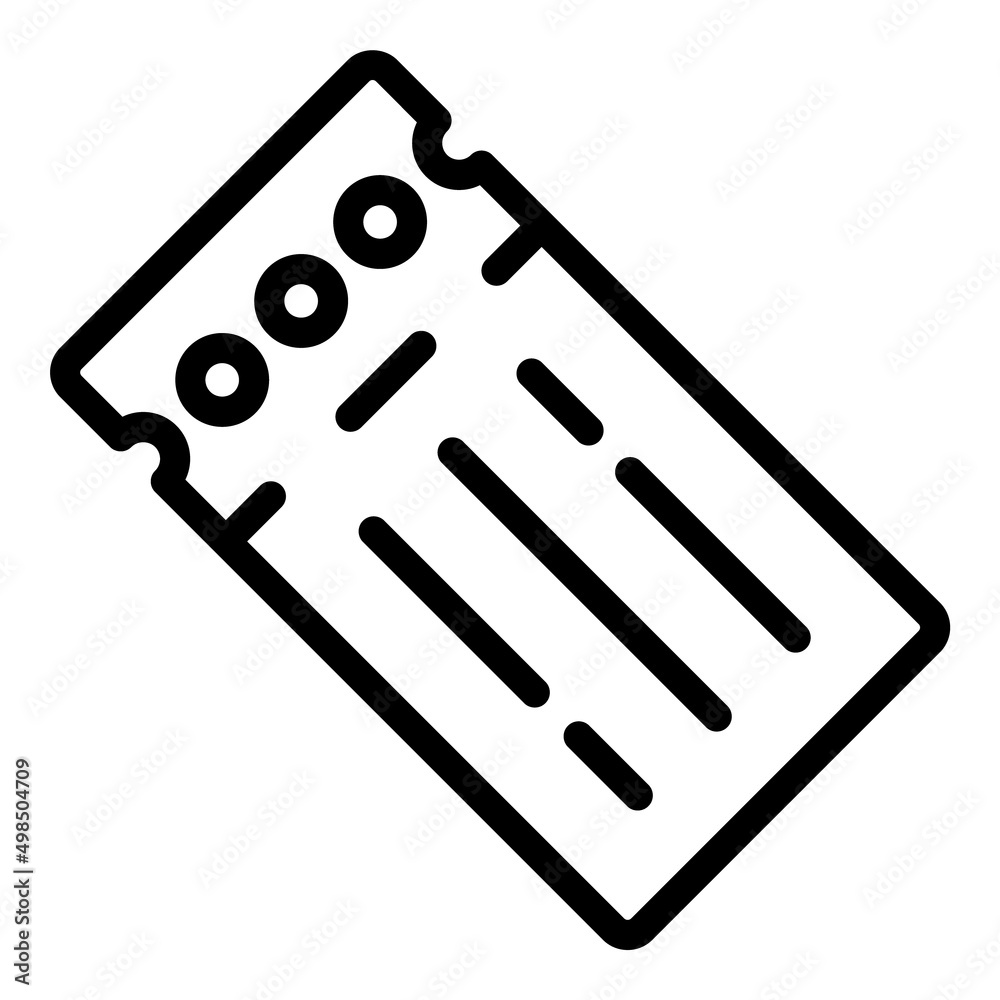 Event Ticket Flat Icon Isolated On White Background Event Ticket Flat Icon Isolated On White Background